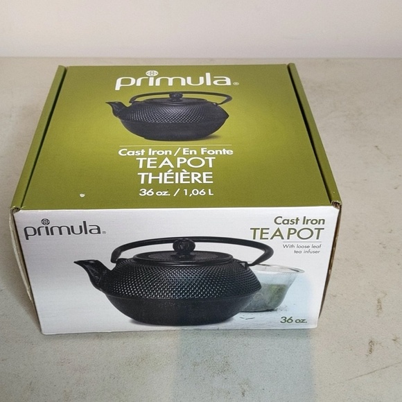 NEW IN BOX - Primula Hammered Cast Iron Japanese Tetusubin Teapot - Picture 4 of 4